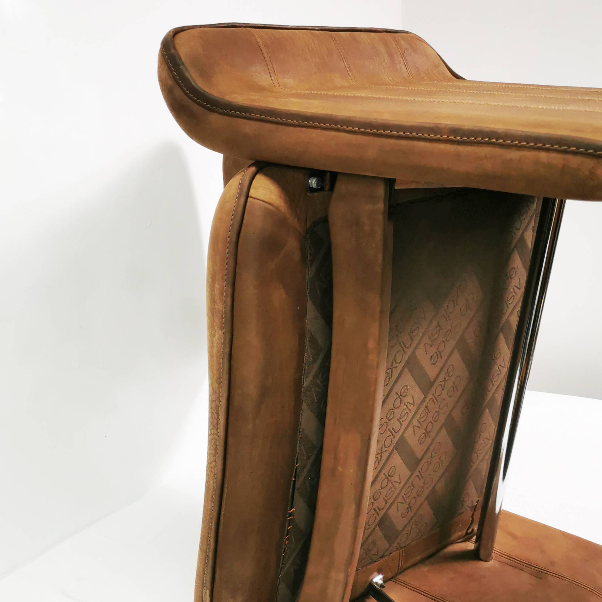 Leather armchair, De Sede, Switzerland, 1970s