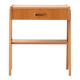 Geometric Scandinavian Teak Nightstand, 1960s