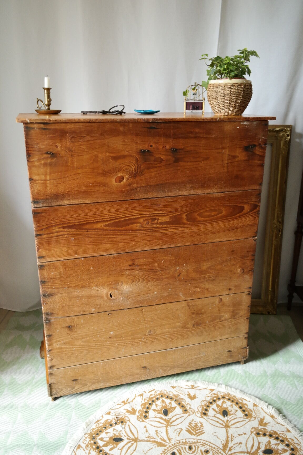 Buffet haut parisien bois de sapin huilé