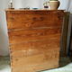 Buffet haut parisien bois de sapin huilé
