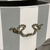 Petite commode rayee