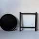 Bar cart from the 60s-70s in its factory black version, attributed to Jens Quistgaard.