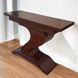 Art Deco console, "S" shaped foot