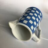 Opaque milk jug from Sarreguemines