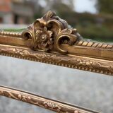 Regency style mirror in gilded wood, 19th century