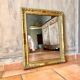 Miroir en stuc doré, début XIXème