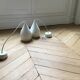 Suspension drop one de original btc en porcelaine blanche vernie