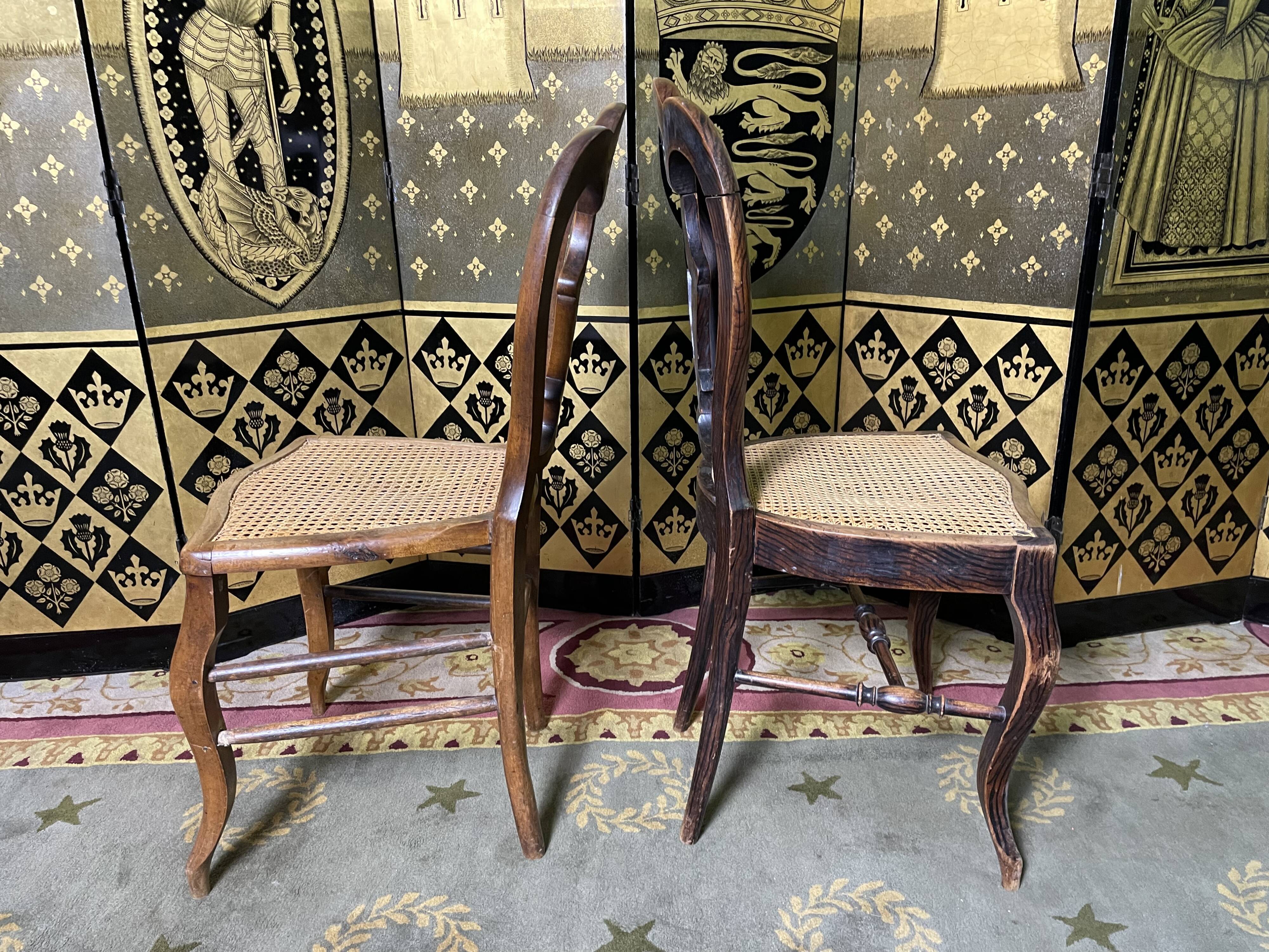 Suite of 7 Louis Philippe chairs