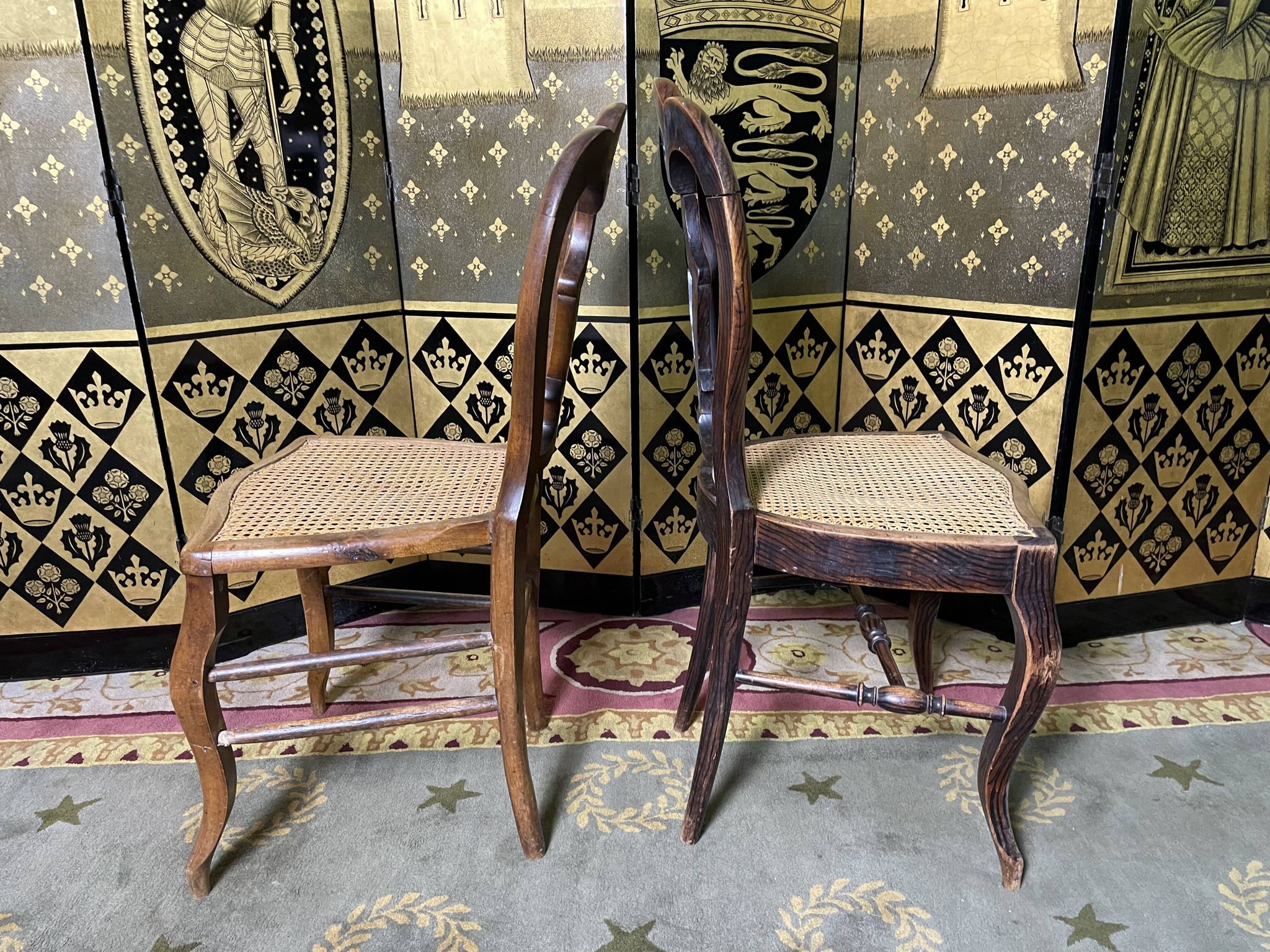 Suite of 7 Louis Philippe chairs