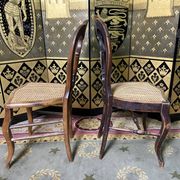 Suite of 7 Louis Philippe chairs