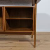 Mid-Century Danish Teak Desk by Kai Kristiansen for Feldballes Møbelfabrik, 1960s