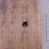 Pair of solid oak farm bench