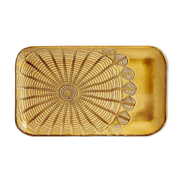 Plat plata saffron XL
