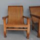 Fake pair of colonial chairs end XIX said planters