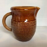 Sarreguemines slip rope pitcher