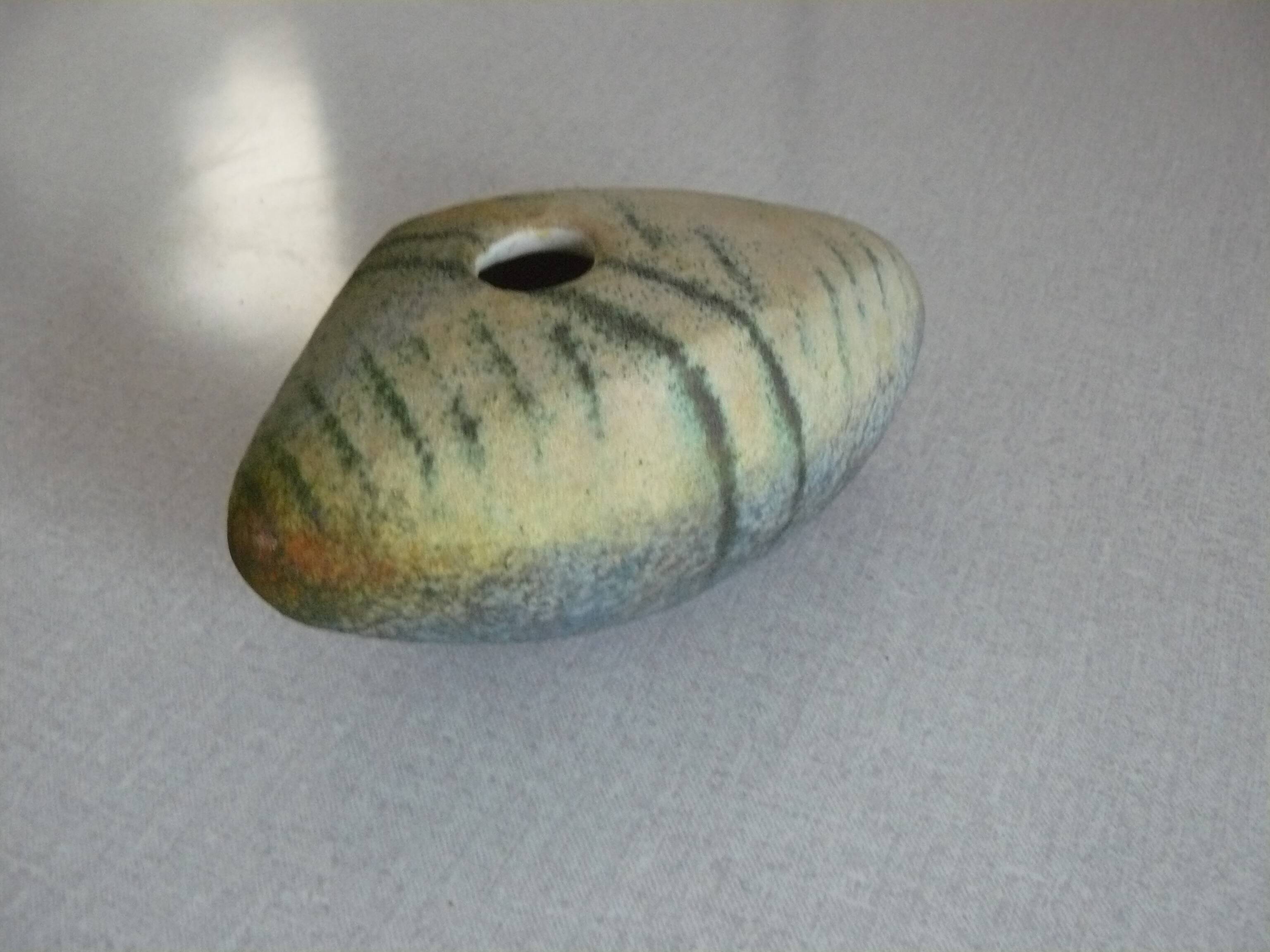 Vase in the shape of a stone by SIMO AGOSTON