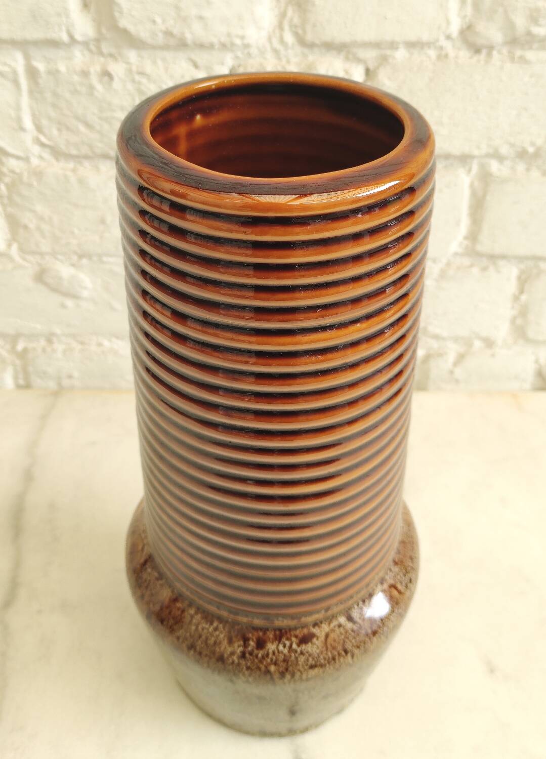 Brutalist large vase - Pruszków