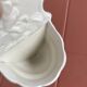 19th century porcelain angel holy water font