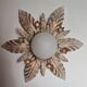 Wall lamp or floral ceiling lamp in white globe