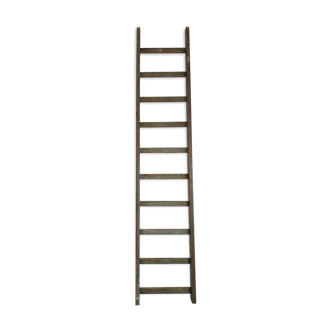 Old farm scale in patinated grey wood