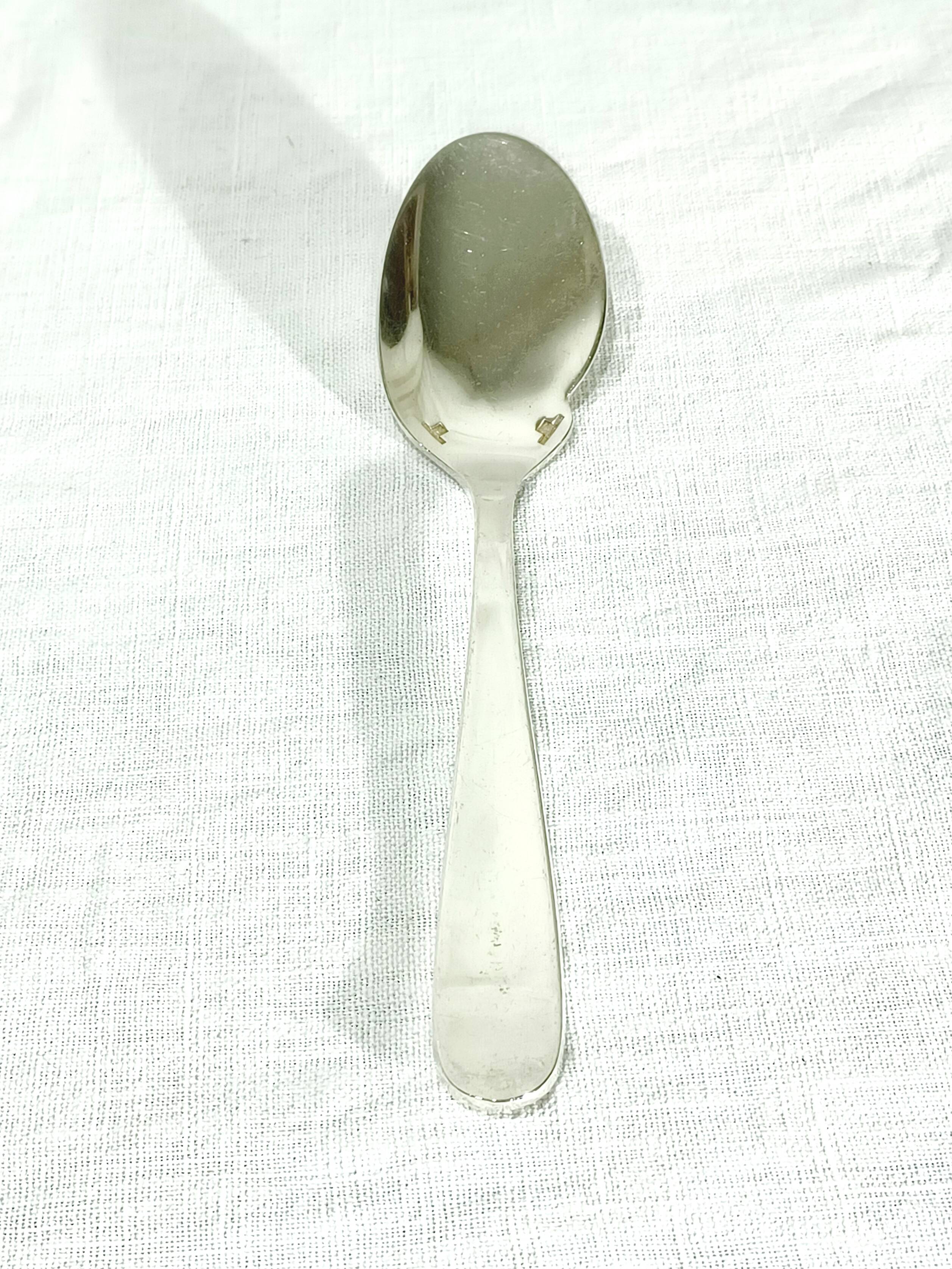 Christofle – 12 Silver-Plated Metal Sauce Spoons Dax Model