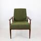 Armchair 'Lis', 1970s olive boucle, design by Henryk Lis - 2 pieces available