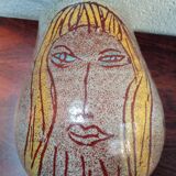 Ceramic vase signed Accolay