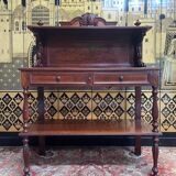 Napoleon III mahogany console or serving unit