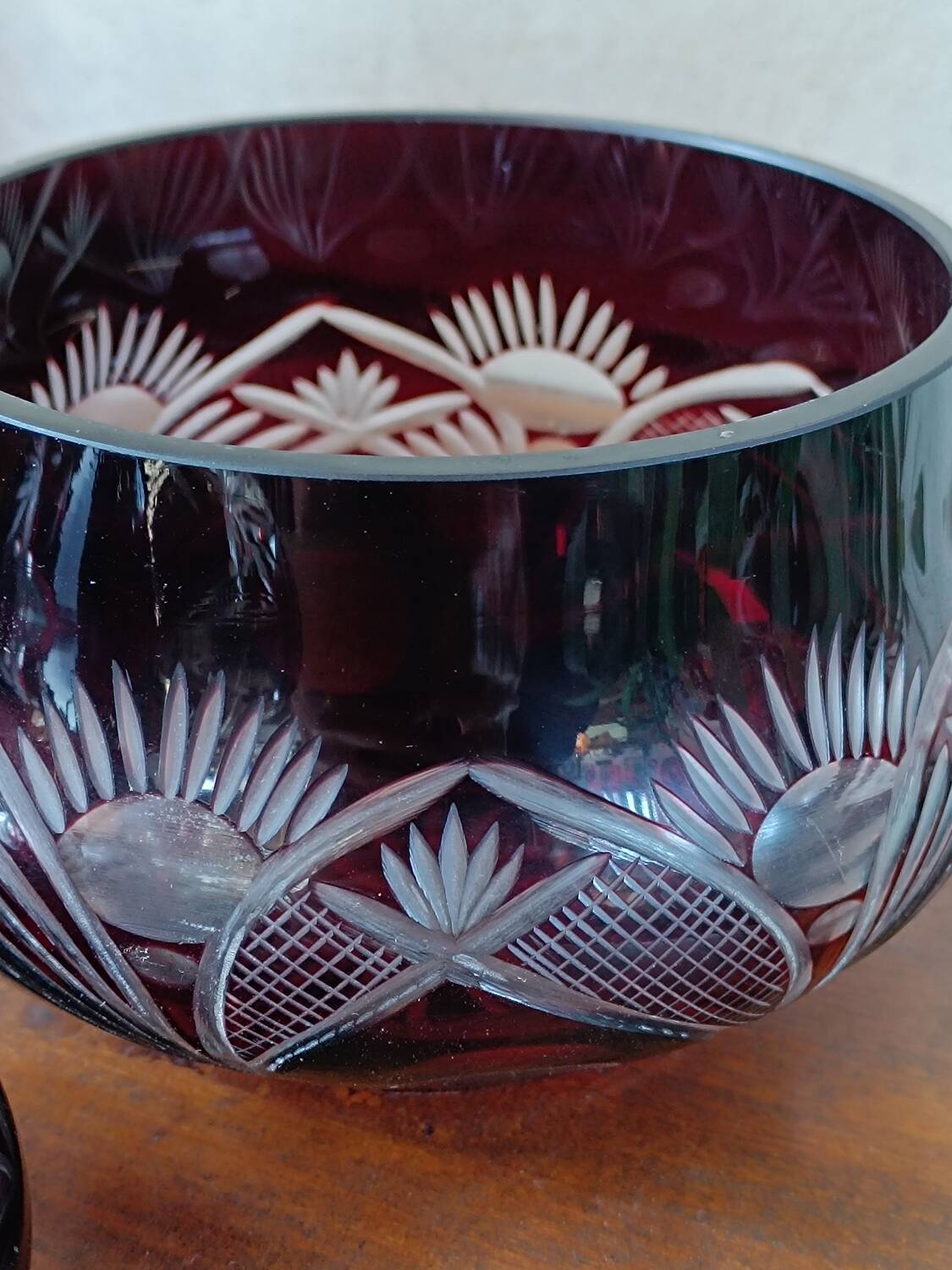 Bohemian Crystal Bonbonnière