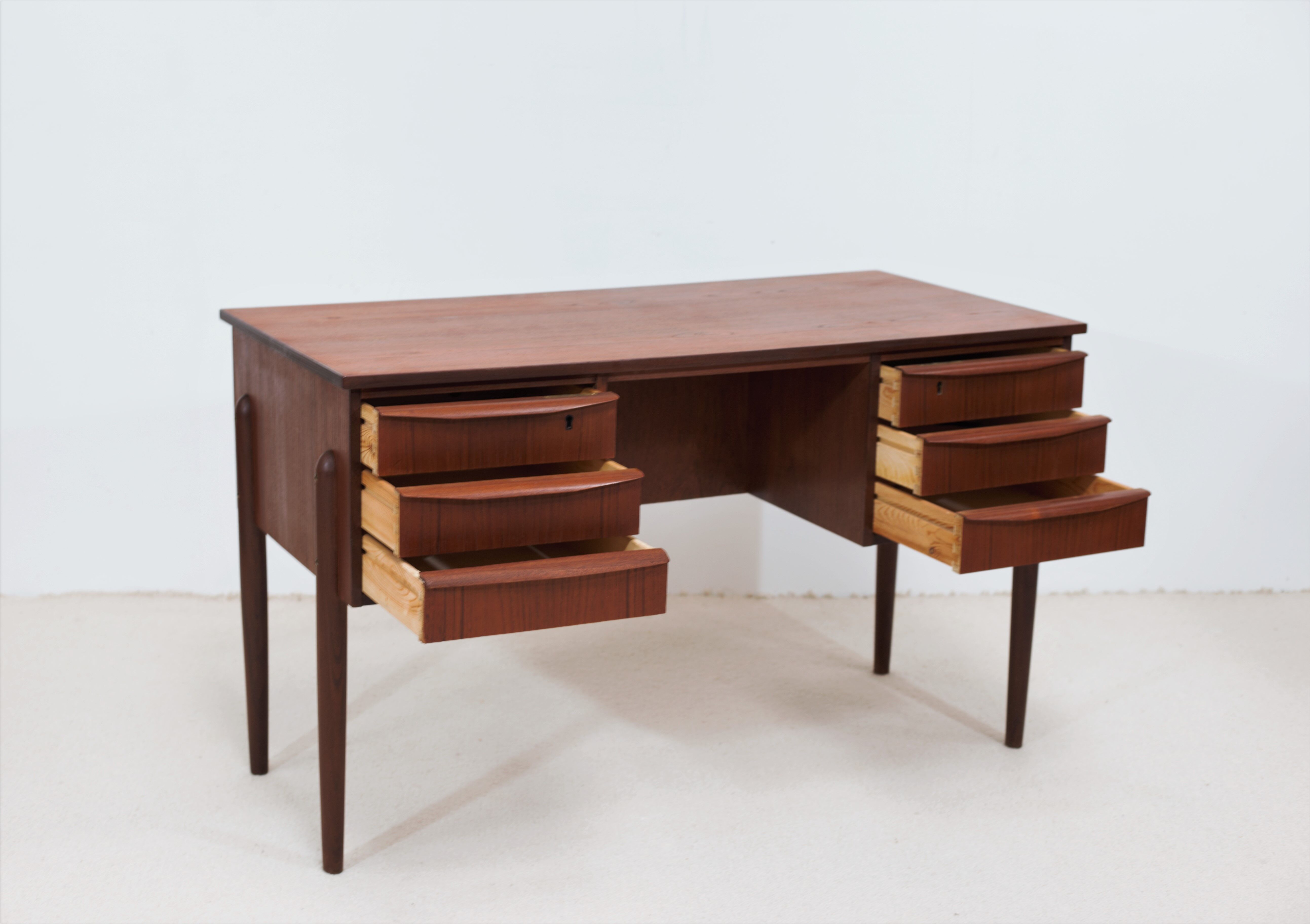 Danish teak desk