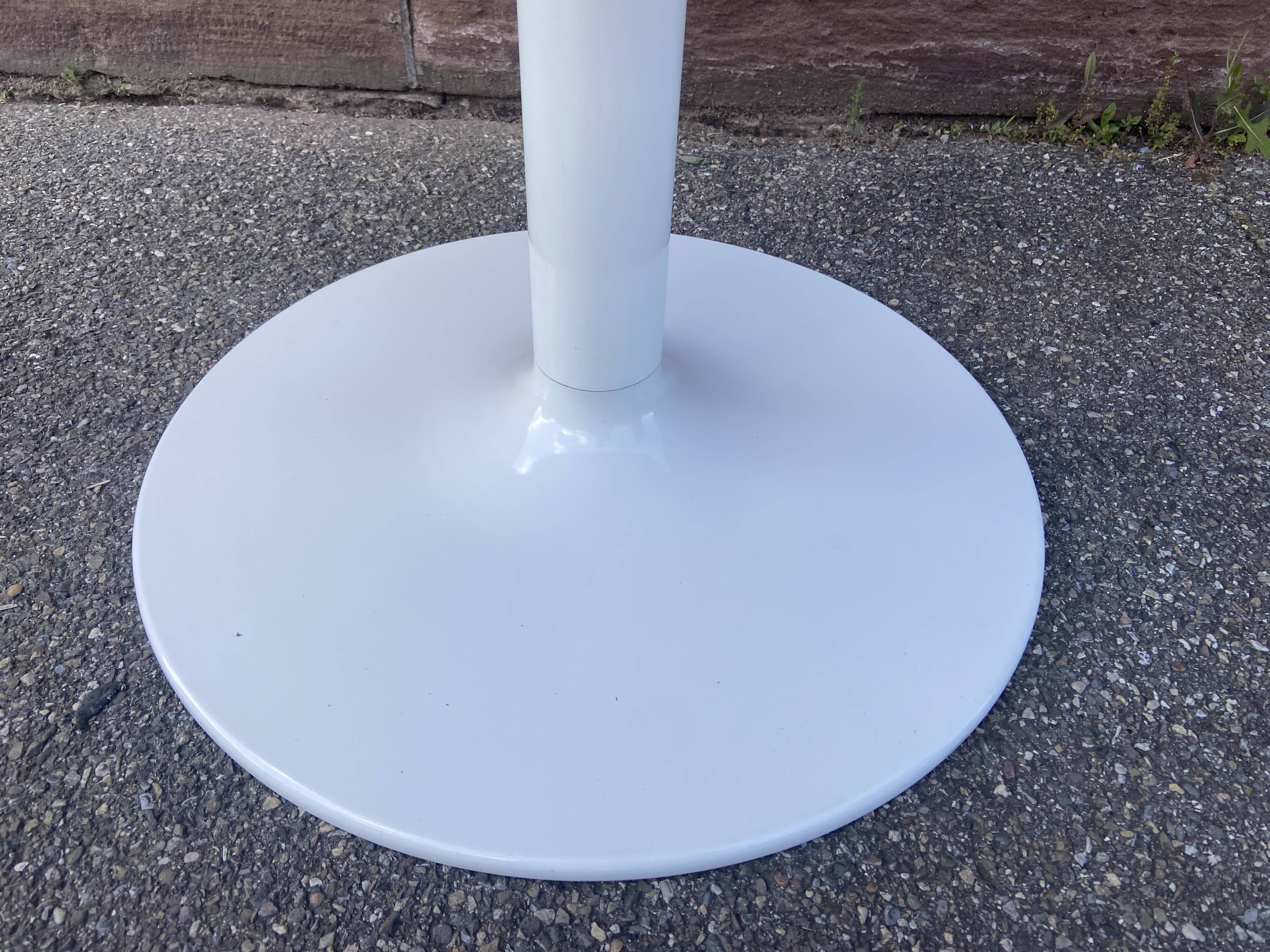 Modular table with cast iron tulip leg system brand jer fonderie chenesseau orléans 1970