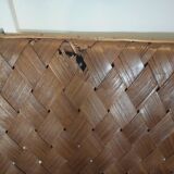 Chestnut striped bench
