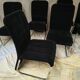 Vintage chrome chairs from the early 1980s.