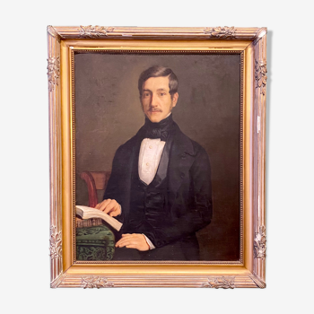 Portrait of a Man, pharmacy journal 1849