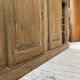 Large row of solid oak loom sliding doors