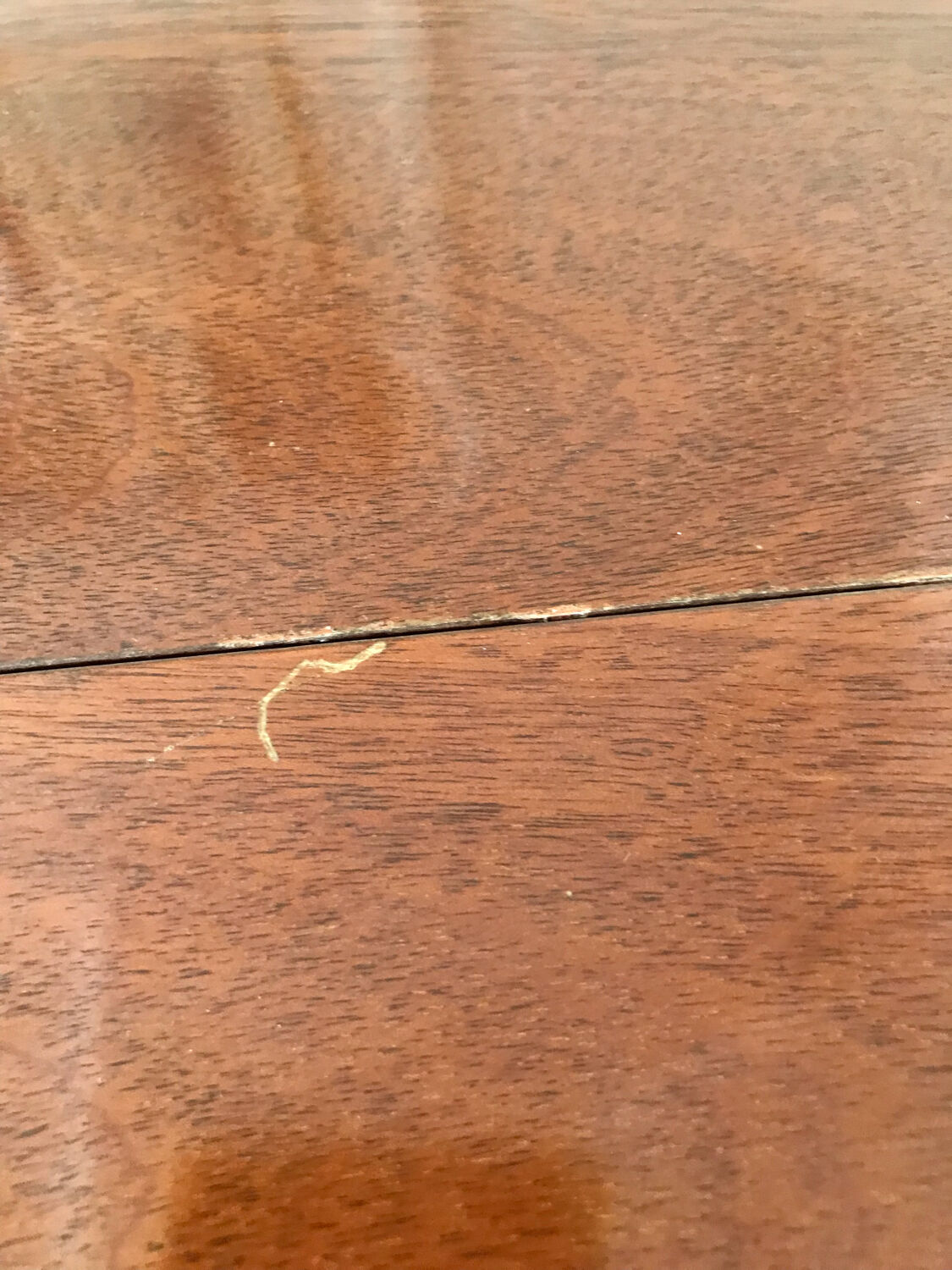 English mahogany table