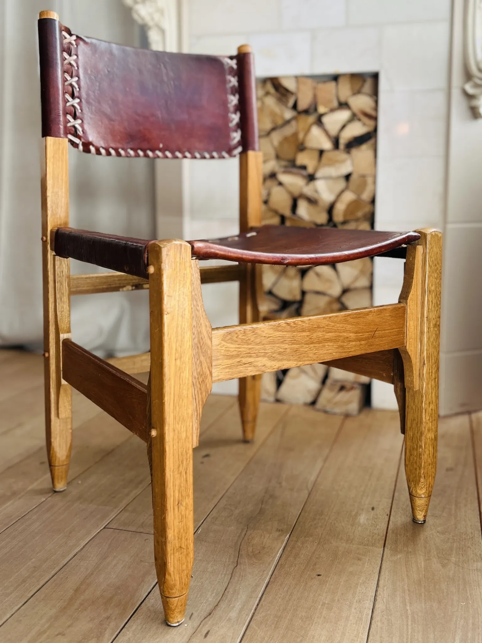 Vintage brutalist chair