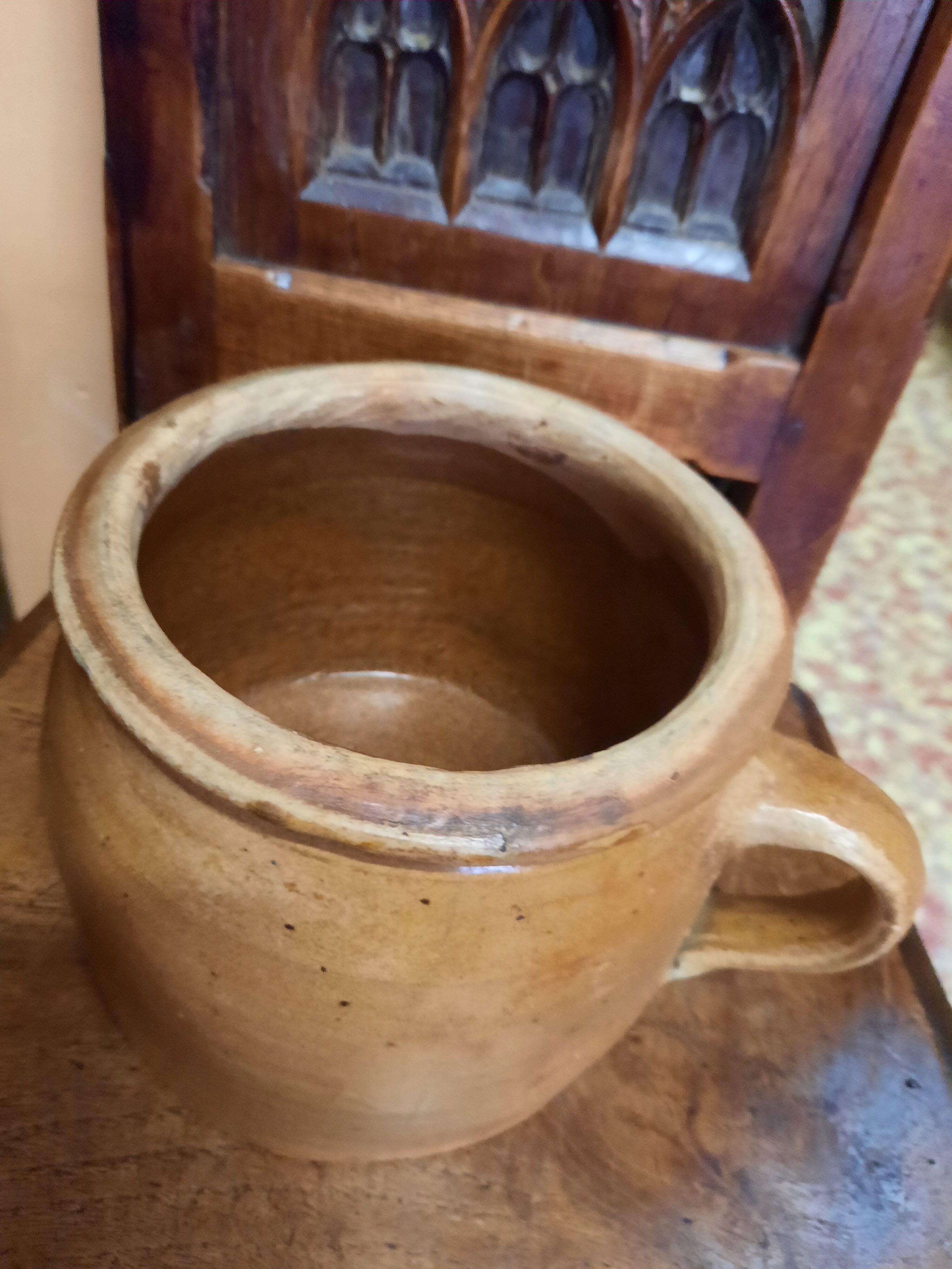 Old sandstone pot