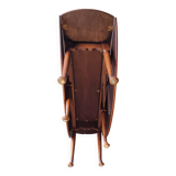 Étonnante table ovale en chêne XIX ème