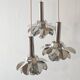Vintage 1970 waterfall pendant light