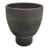 Vase haut noir