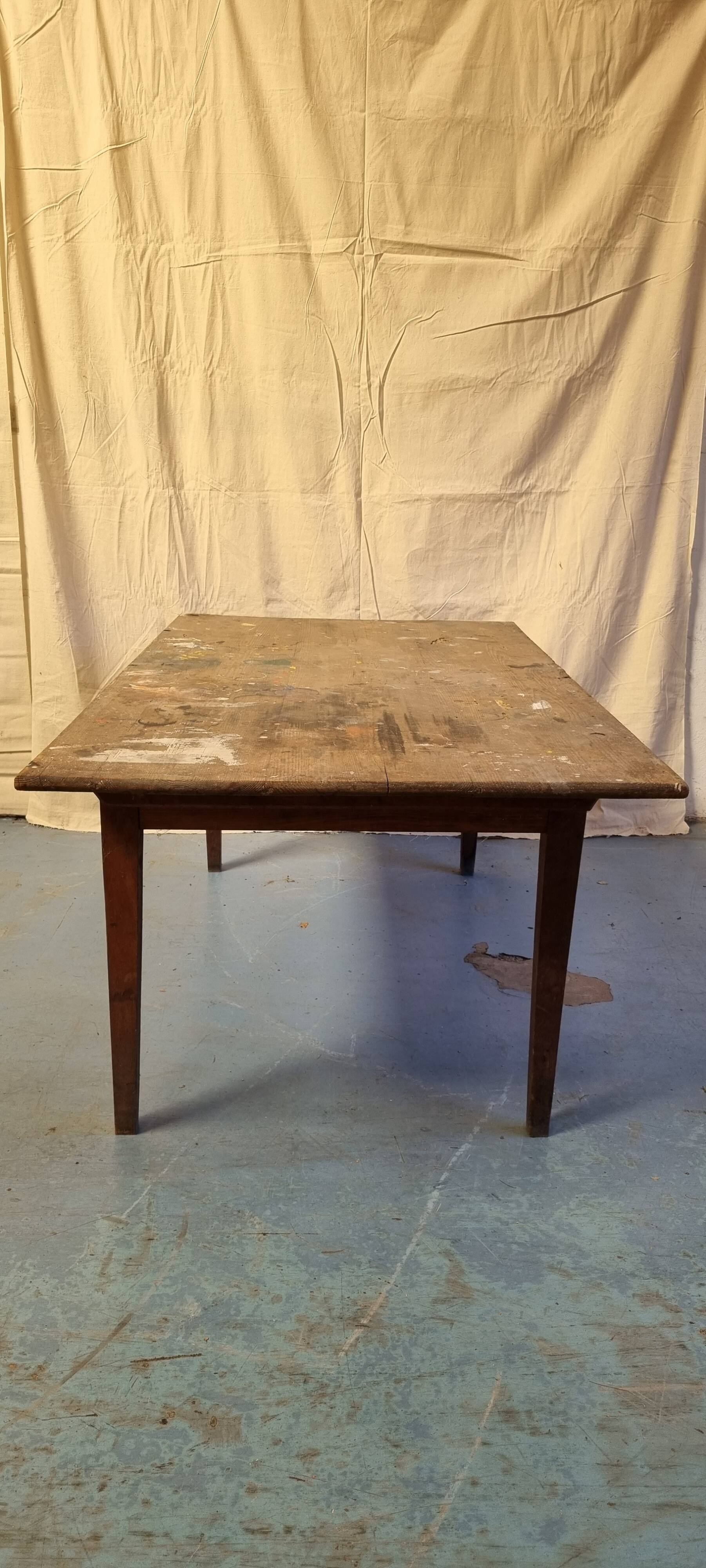 Wooden table with 1 drawer