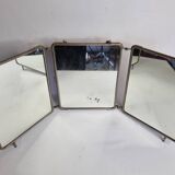 Triptych barber mirror to pose or hang 1900