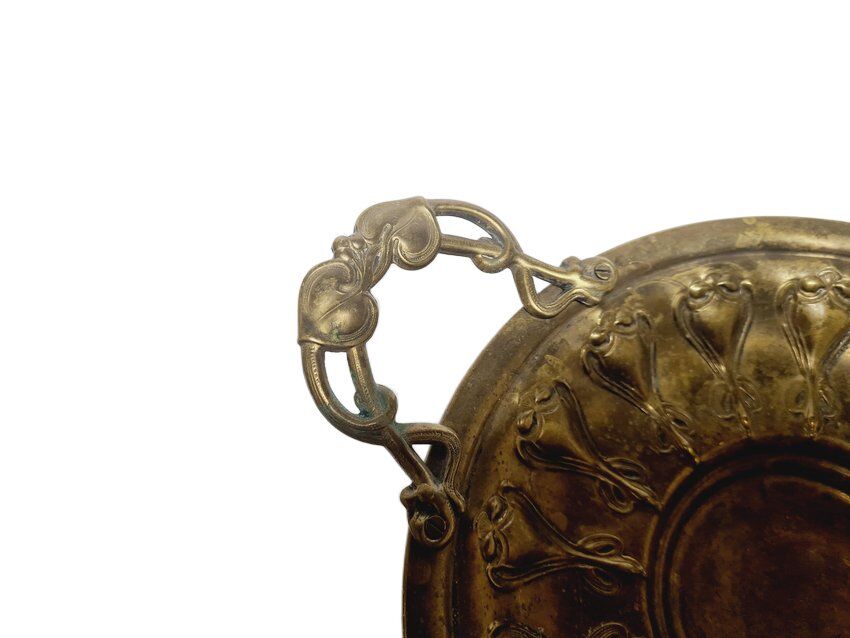 Art Nouveau fruit bowl on stand, Sweden, 1900s
