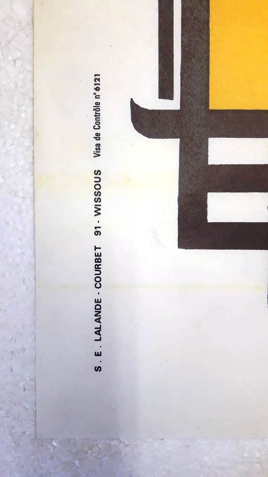 Original movie poster "The Fury of the Dragon" 1974 Bruce LEE, Chuck Norris...