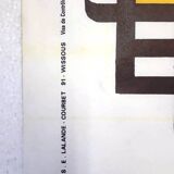 Original movie poster "The Fury of the Dragon" 1974 Bruce LEE, Chuck Norris...