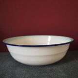 Saladier tôle émaillée 1950