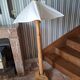 Vintage 70's adjustable bamboo floor lamp
