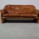 Canapé DS-16 en cuir cognac de De Sede