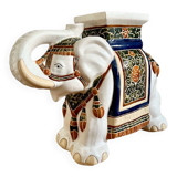 Vintage plant holder ceramic elephant
